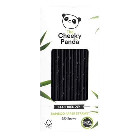 The Cheeky Panda bambus sogrör 6mm sv. 250 stk