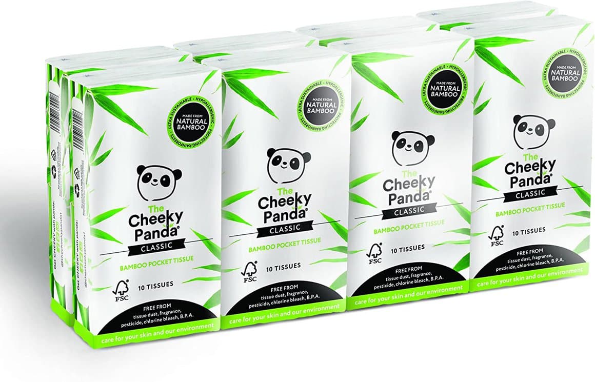 The Cheeky Panda bambus pappírsvasaklútar 8 stk 1