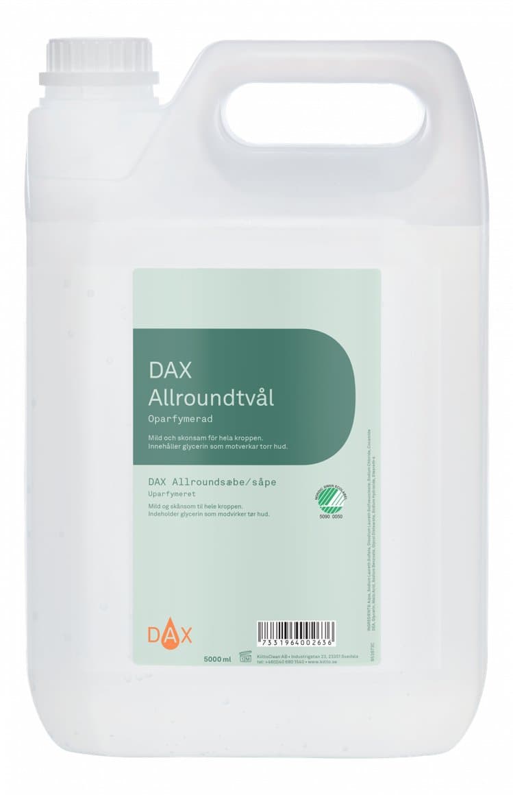 Dax hár&húðsápa S án ilm. 5l 1