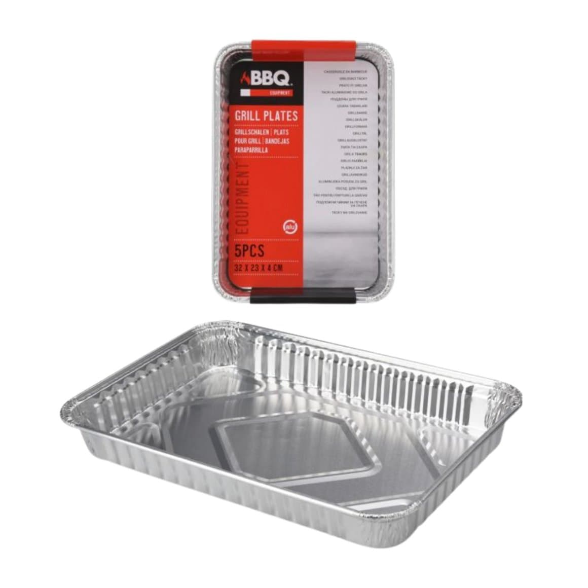 BBQ álbakki grill 32x23x4cm 4stk 1