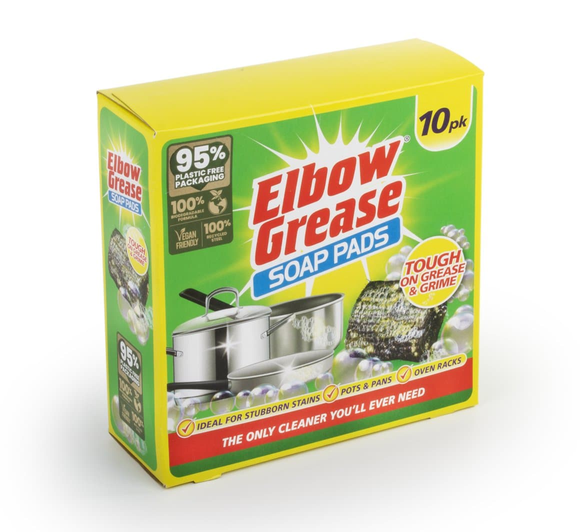 Elbow grease stálull með sápu 10stk 1