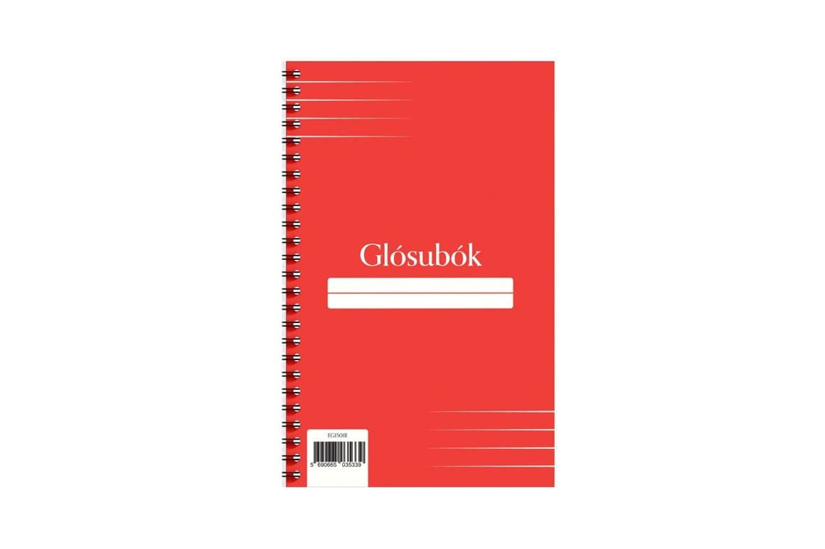 Glósubók gorma rauð 1