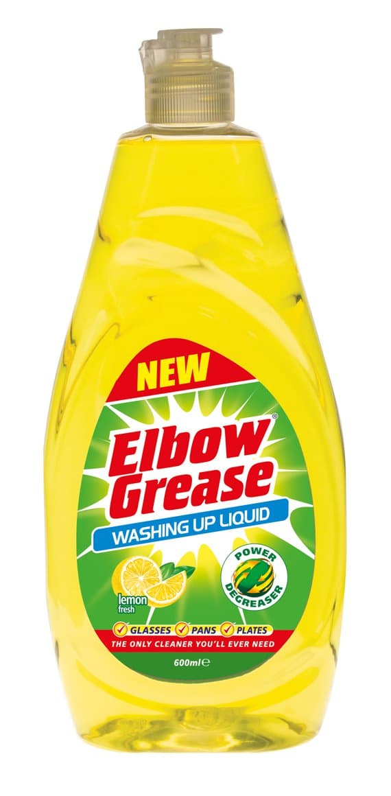Elbow grease uppþvottalögur sítrónu 600ml 1