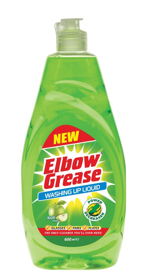 Elbow grease uppþvottalögur epla 600ml 1