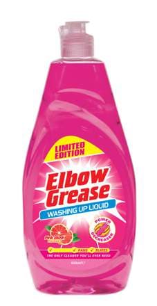 Elbow grease uppþvottalögur pink 600ml