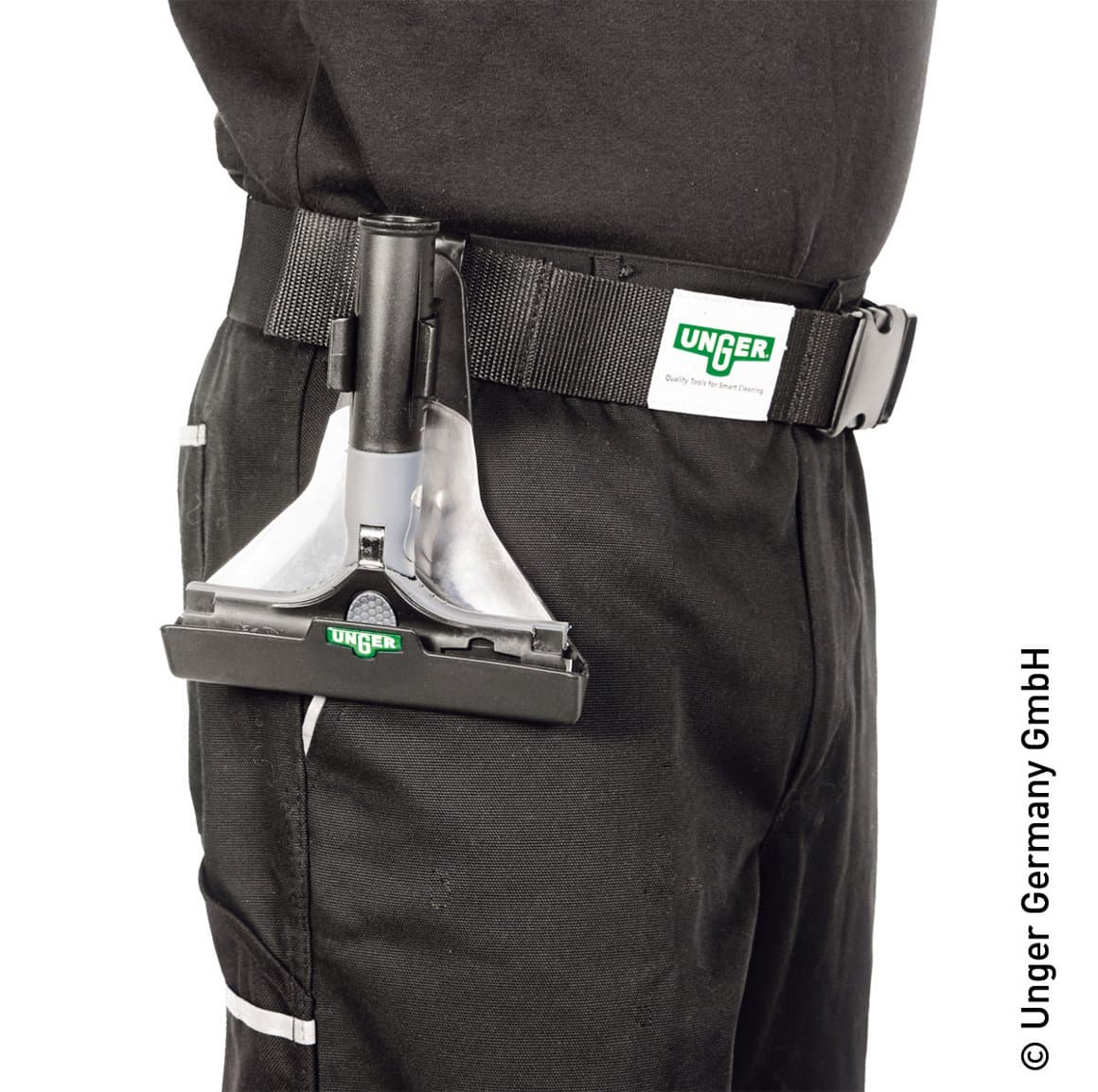 Unger ErgoTec Ninja glerskafa og hulstur, 15cm 2