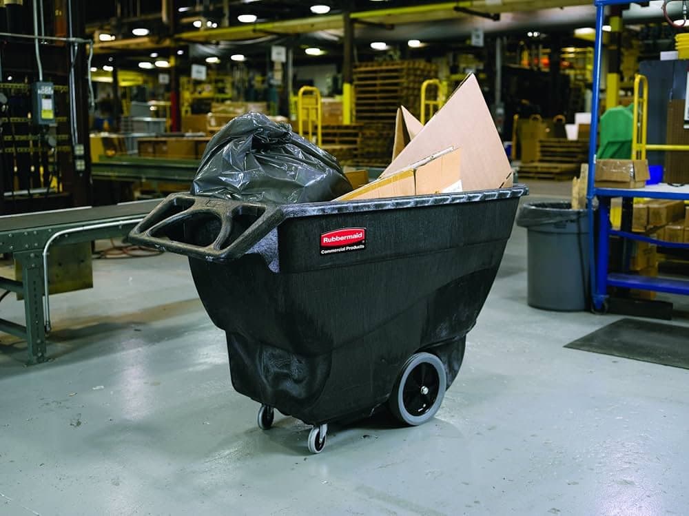 Rubbermaid vagn Tilt á hjólum án loks, 953kg 2
