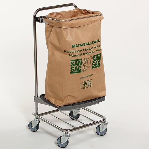 Pokagrind á hjólum fyrir 45ltr. poka 3
