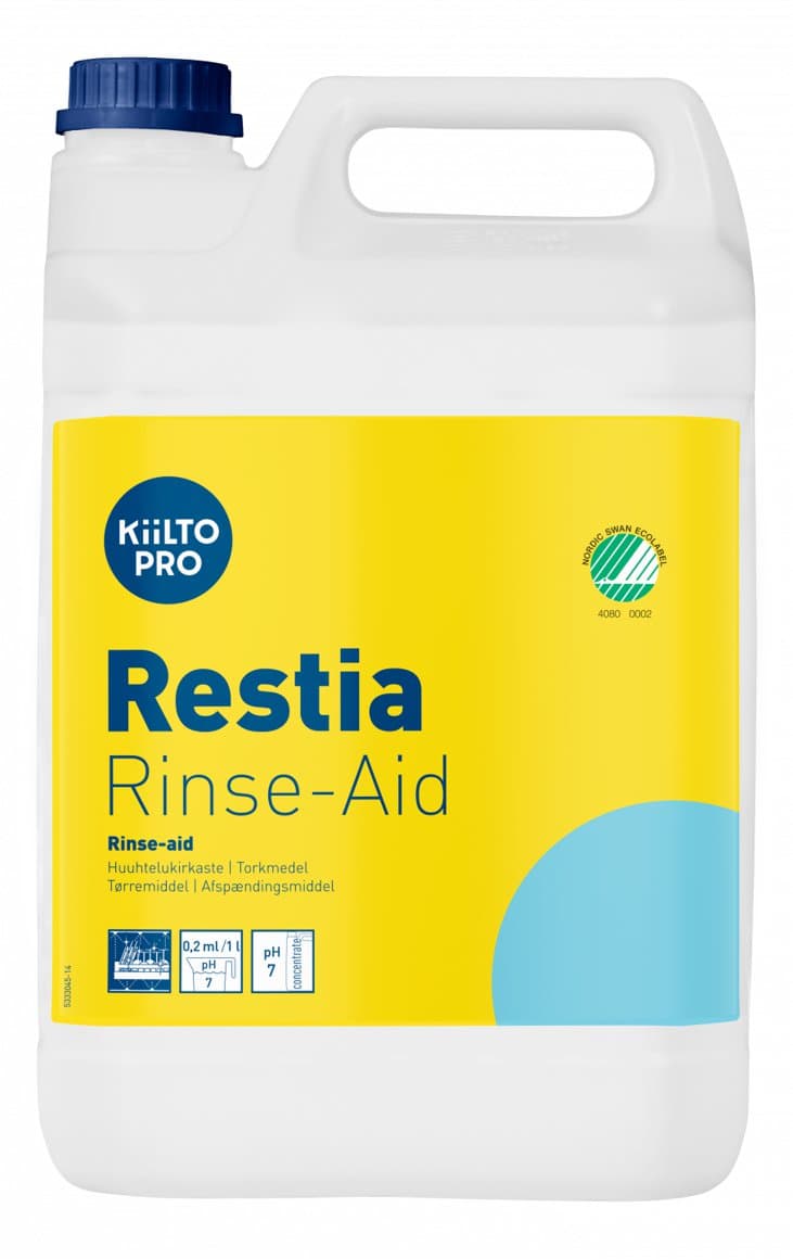 Kiilto Restia Rinse-Aid uppþvottagljái S 5l 1
