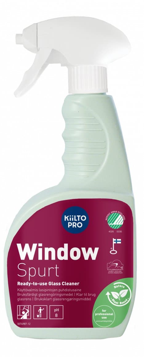 Kiilto Pro Window Spurt S glerúði 750ml 1