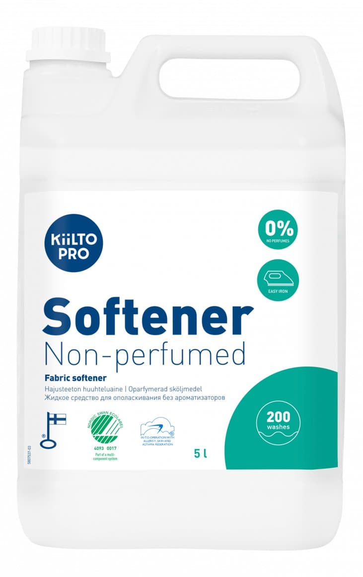 Kiilto Pro Soft Pure mýkingarefni ilmefnalaust S 5l 1
