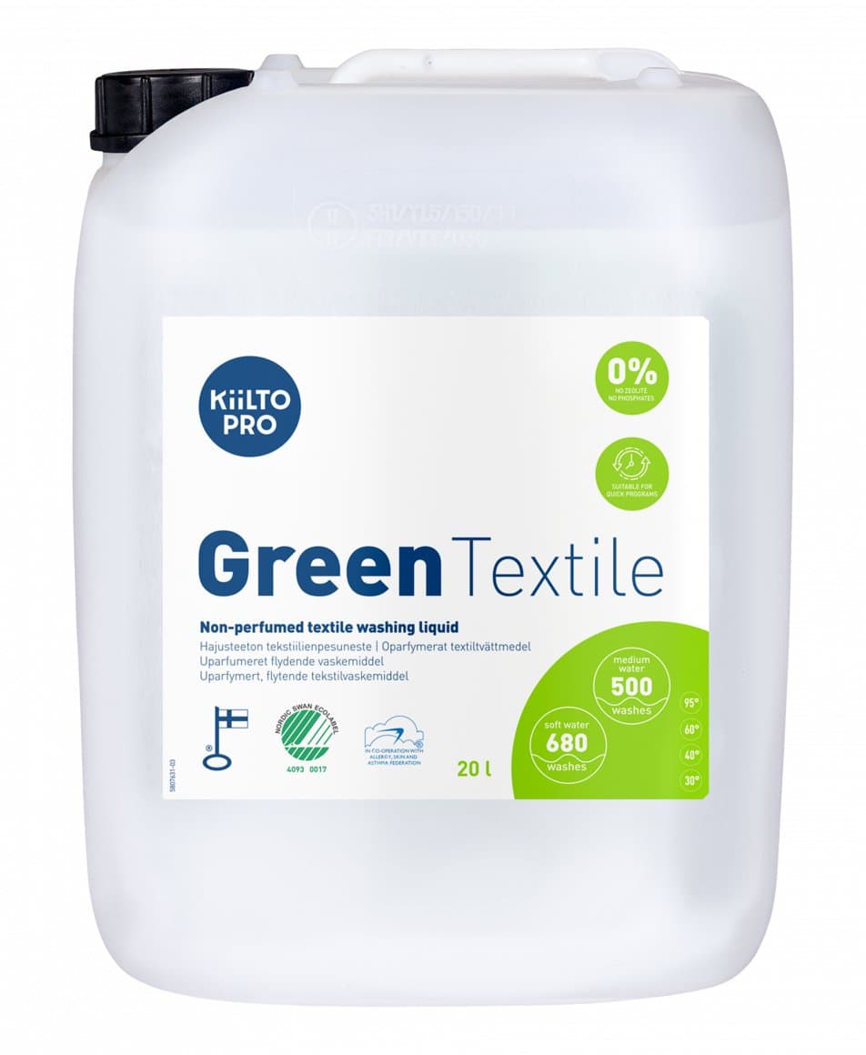 Kiilto Pro Green tauþvottalögur S 20kg 1