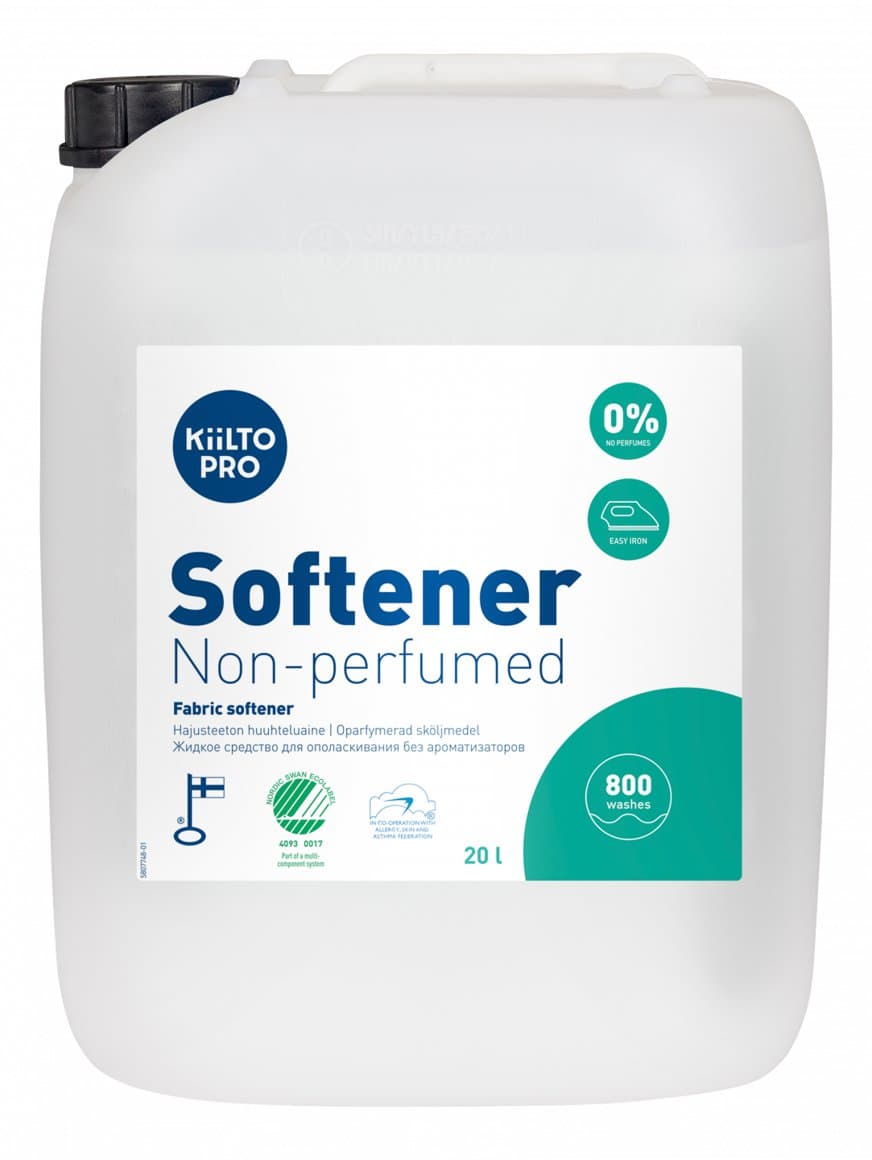 Kiilto Pro Soft Pure mýkingarefni ilmefnalaust S 20l 1
