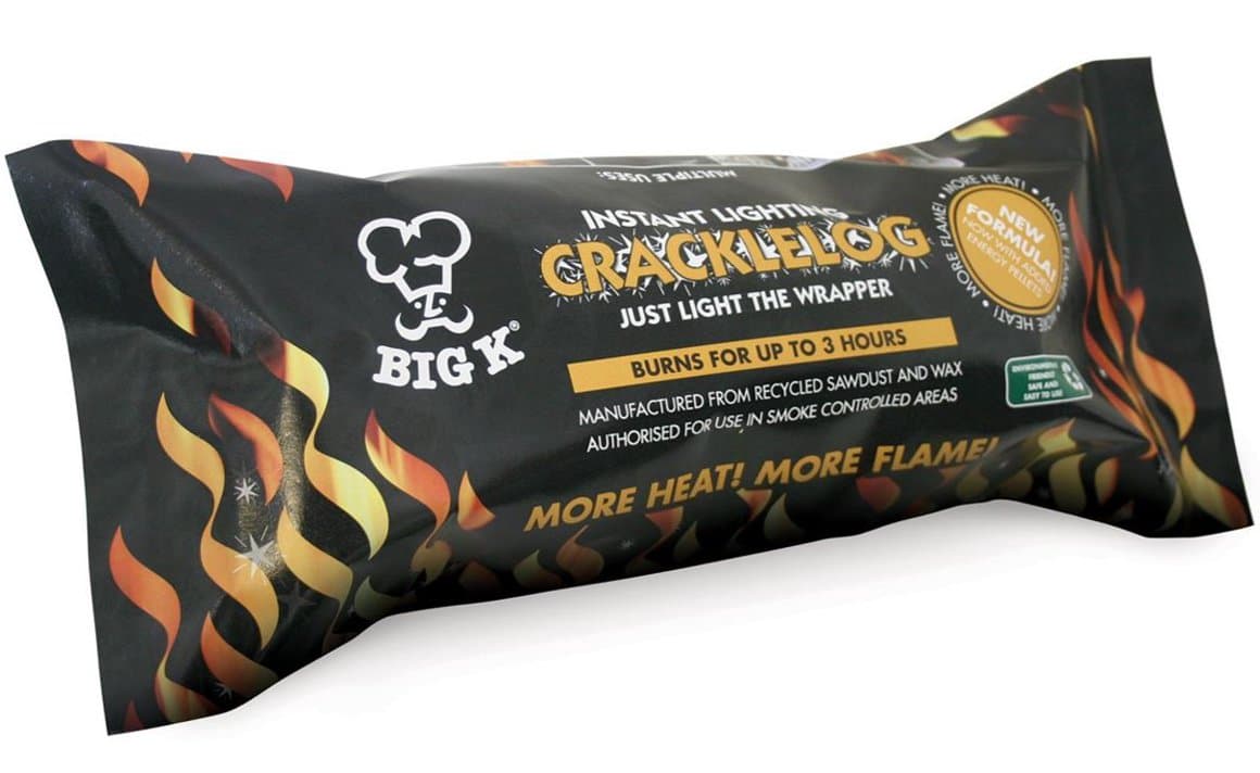 Big K arinkubbur Crackle 1 kg, 2-3 klst brennsl. 1