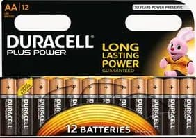 Duracell rafhlöður AA 12stk 1