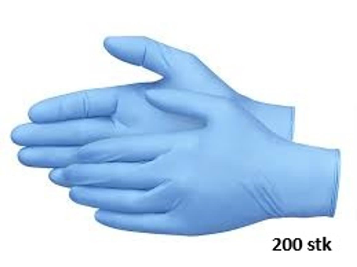RV Top Glove nitrile hanskar bláir S 200stk 2