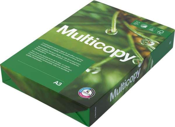 Ljósritunarpappír MultiCopy A3 80gr 500bl
