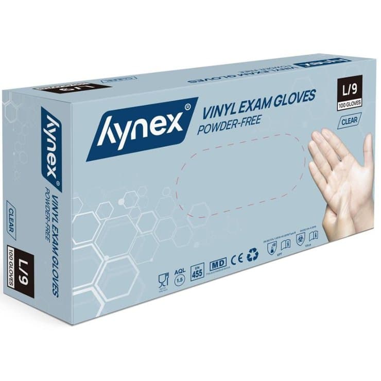 Hynex vinyl hanskar, Large 100stk 1