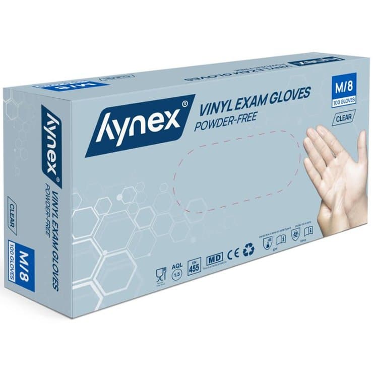 Hynex vinyl hanskar, Medium 100stk 1
