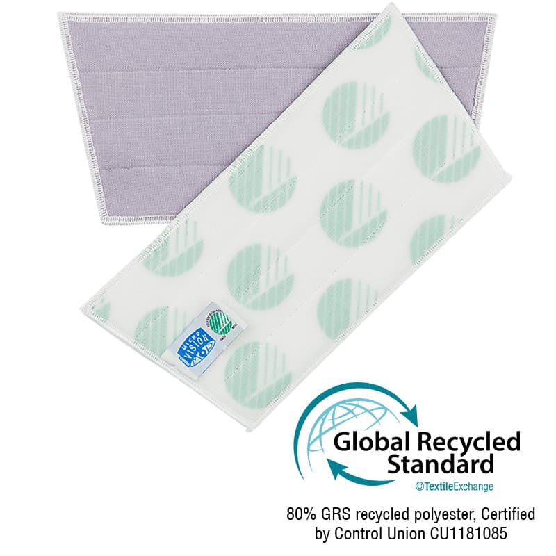 NMF Örtrefjamoppa 30cm, gler, 5 í pk, frönskum, svansvottun 1