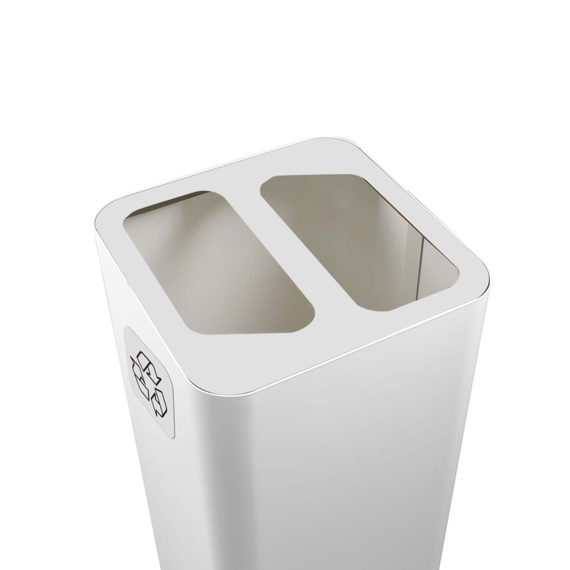 Stil Casa 2falt lok á PU140, hvítt 1