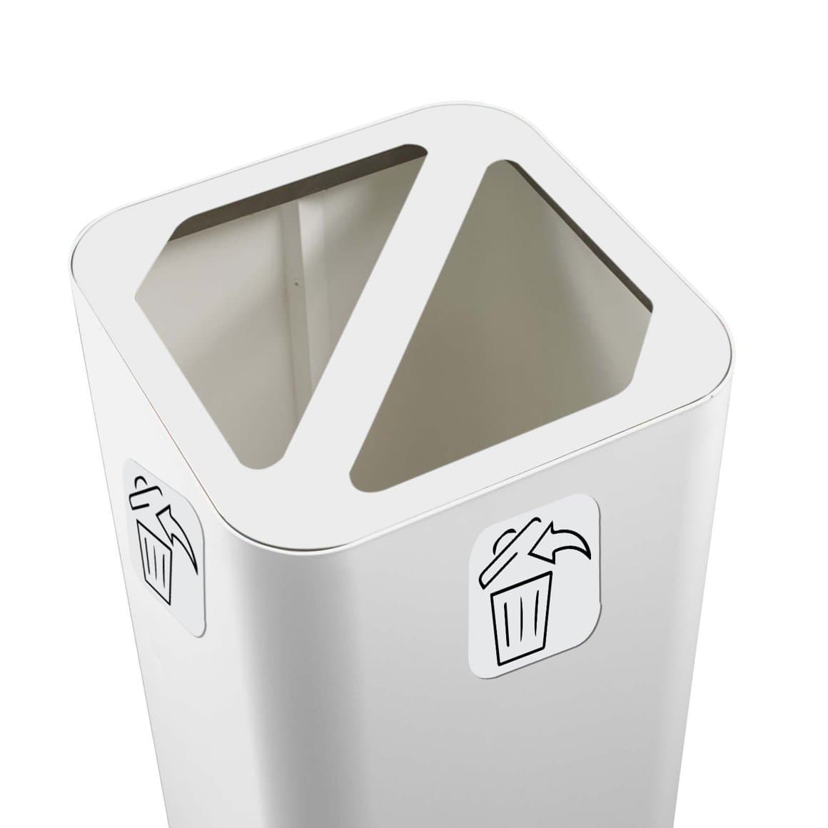 Stil Casa 2falt lok á PU180/240, hvítt 1