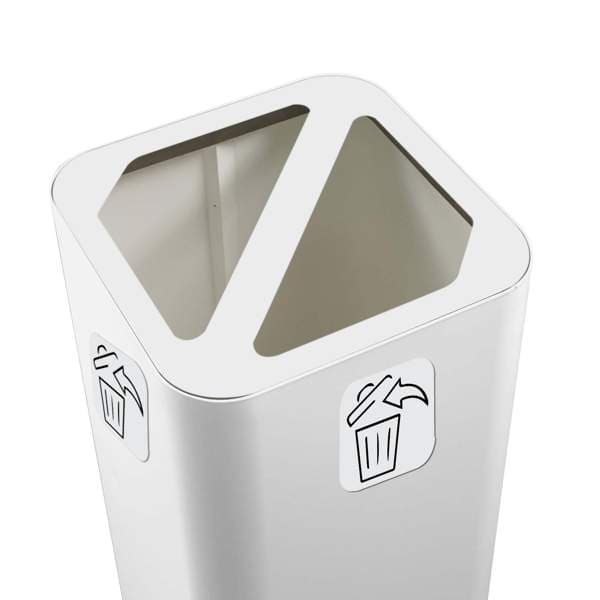 Stil Casa 2falt lok á PU180/240, hvítt