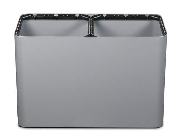 Stil Casa fata 2 hólf stál, 140ltr, grá