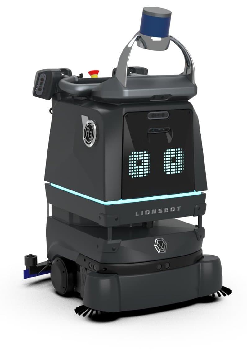 Lionsbot R3 Pro með 3D lidar gólfþvottaþjarkur 1