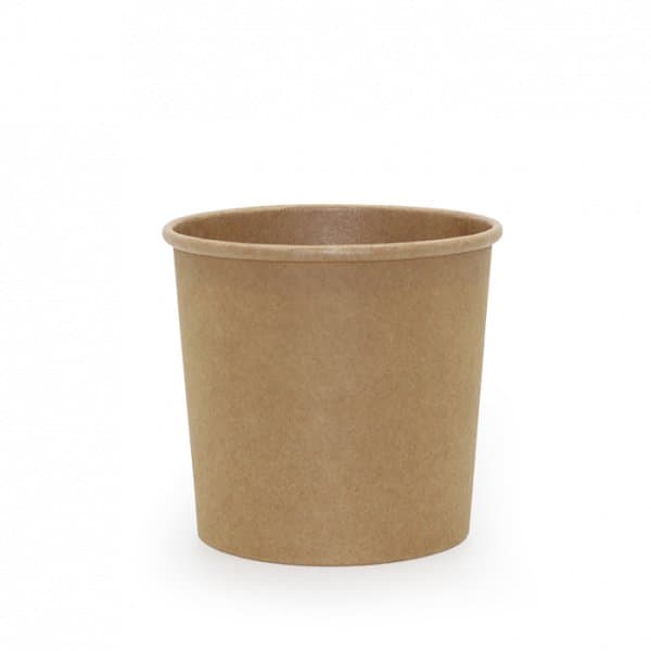 Pappabox súpu bioware 750ml, brúnt 50stk 1