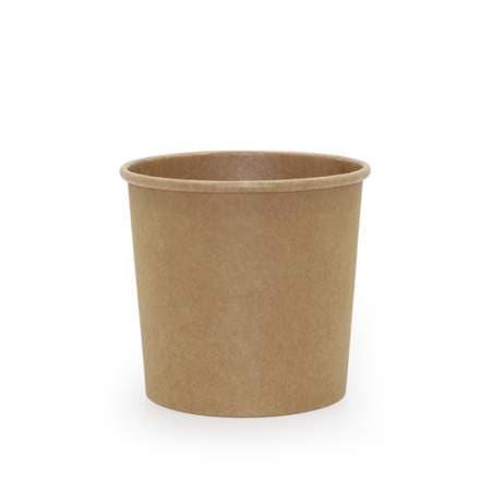 Pappabox súpu bioware 750ml, brúnt 50stk