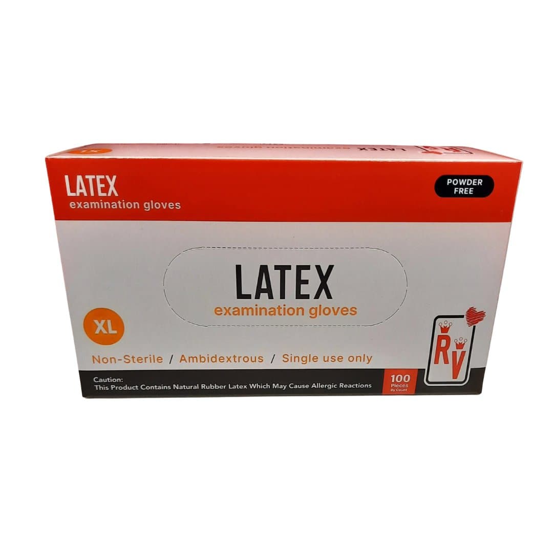 RV Top Glove latex hanskar XL 100stk 2