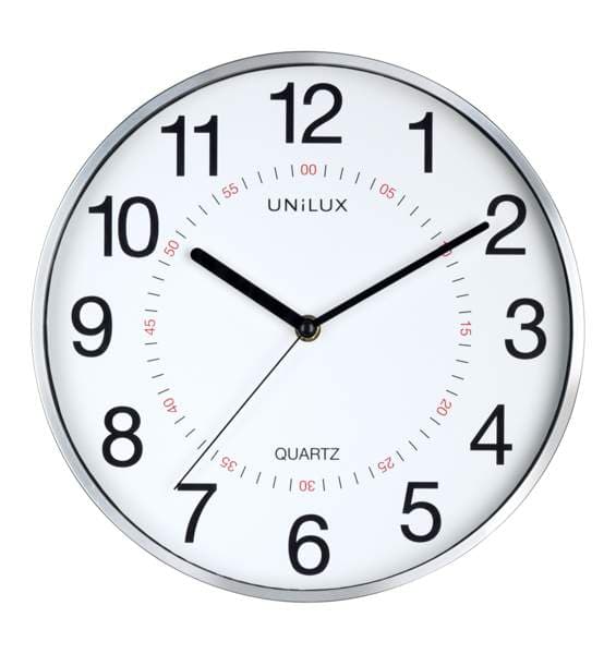 Unilux veggklukka grá, 28cm