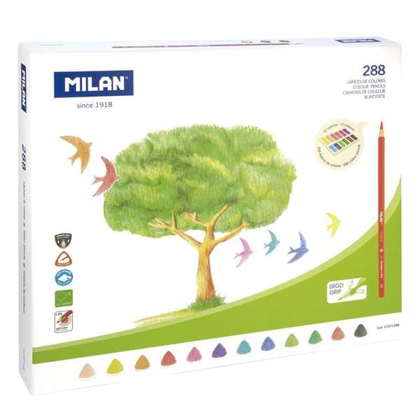 MILAN Trélitir 12 litir mjóir 288stk