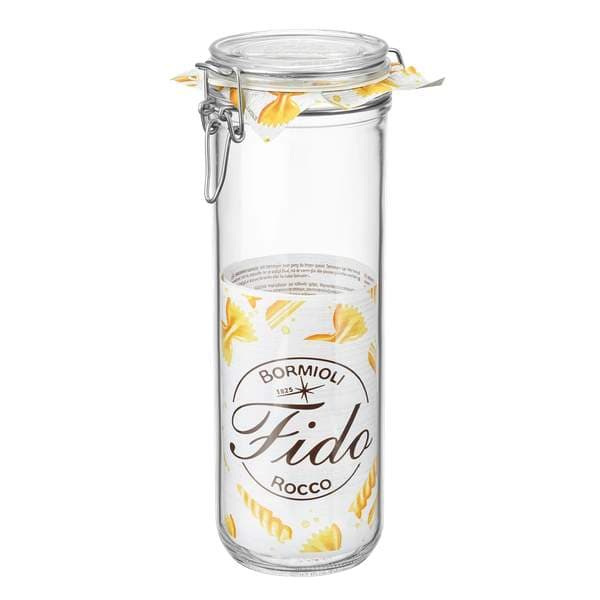 Fido krukka með spennuloki glær spaghetti 1,35ltr