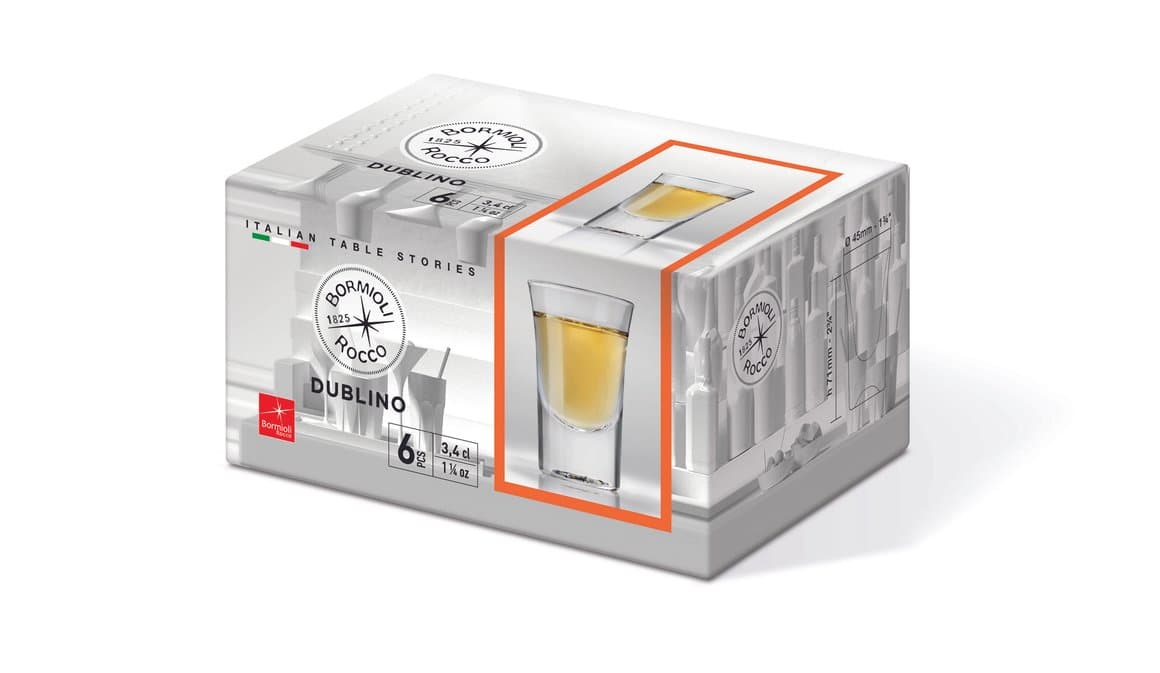 Glös Dublino 3,4cl snaps 6stk 2