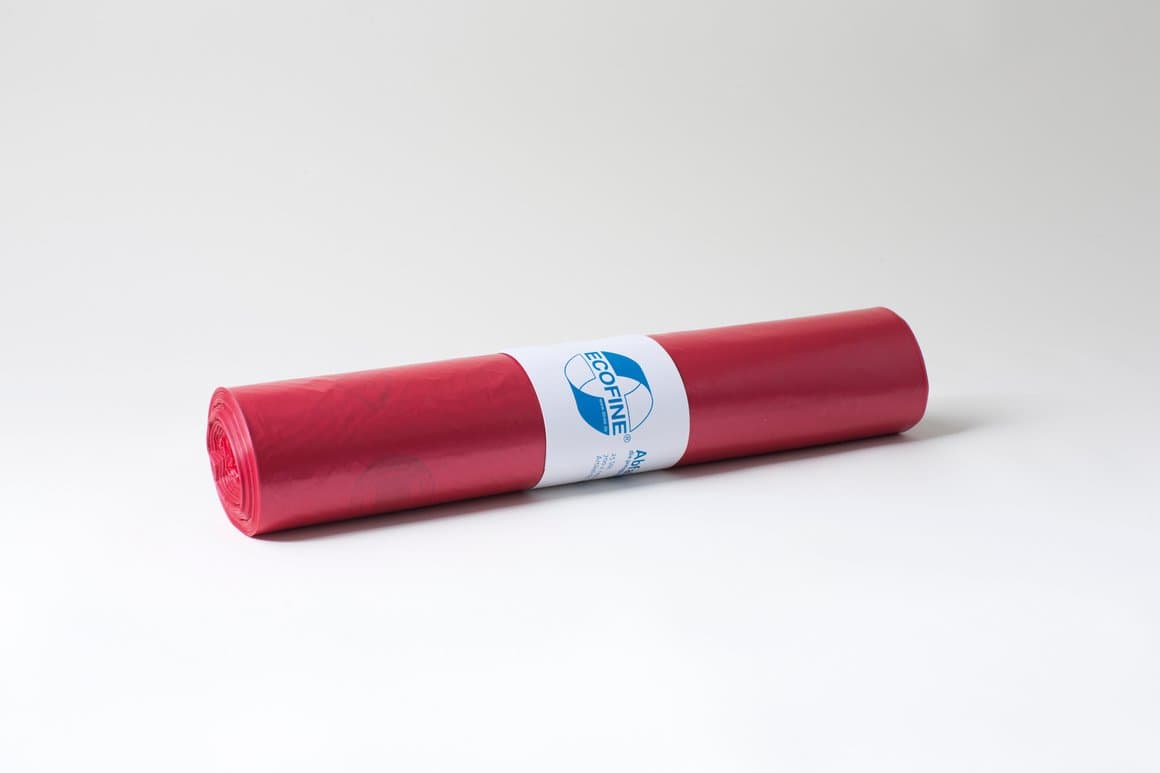Deiss poki rauður Ecofine 70x110cm 120ltr 25my LD 25stk 2