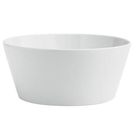 Eventail salatskál hvít 25cm