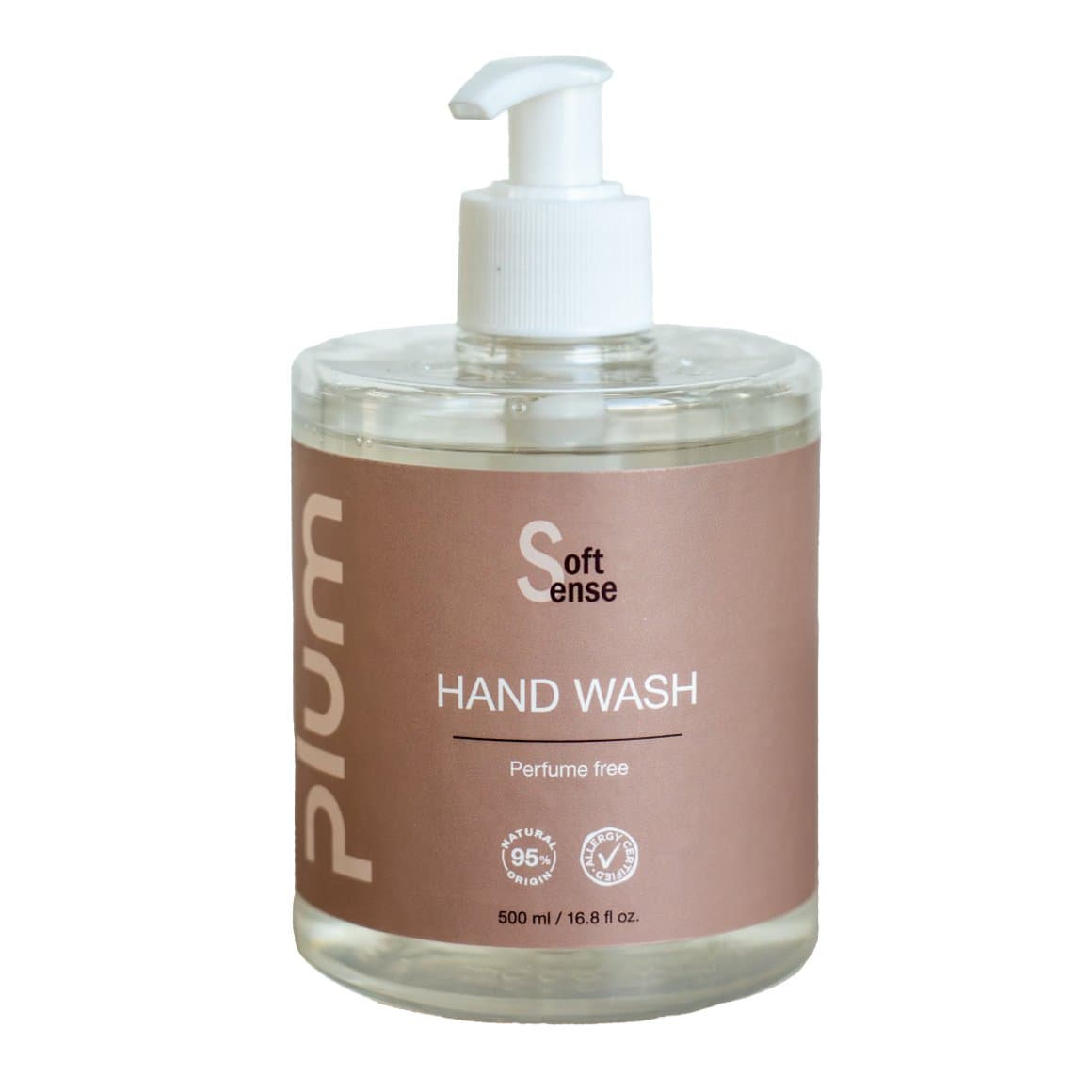 Plum handsápa Soft Sense ilmefnalaus 500 ml 1