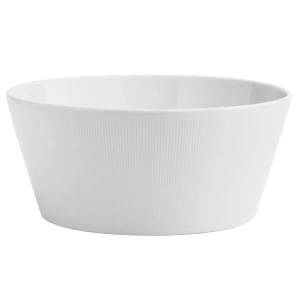 Eventail diskur djúpur hvítur 23cm