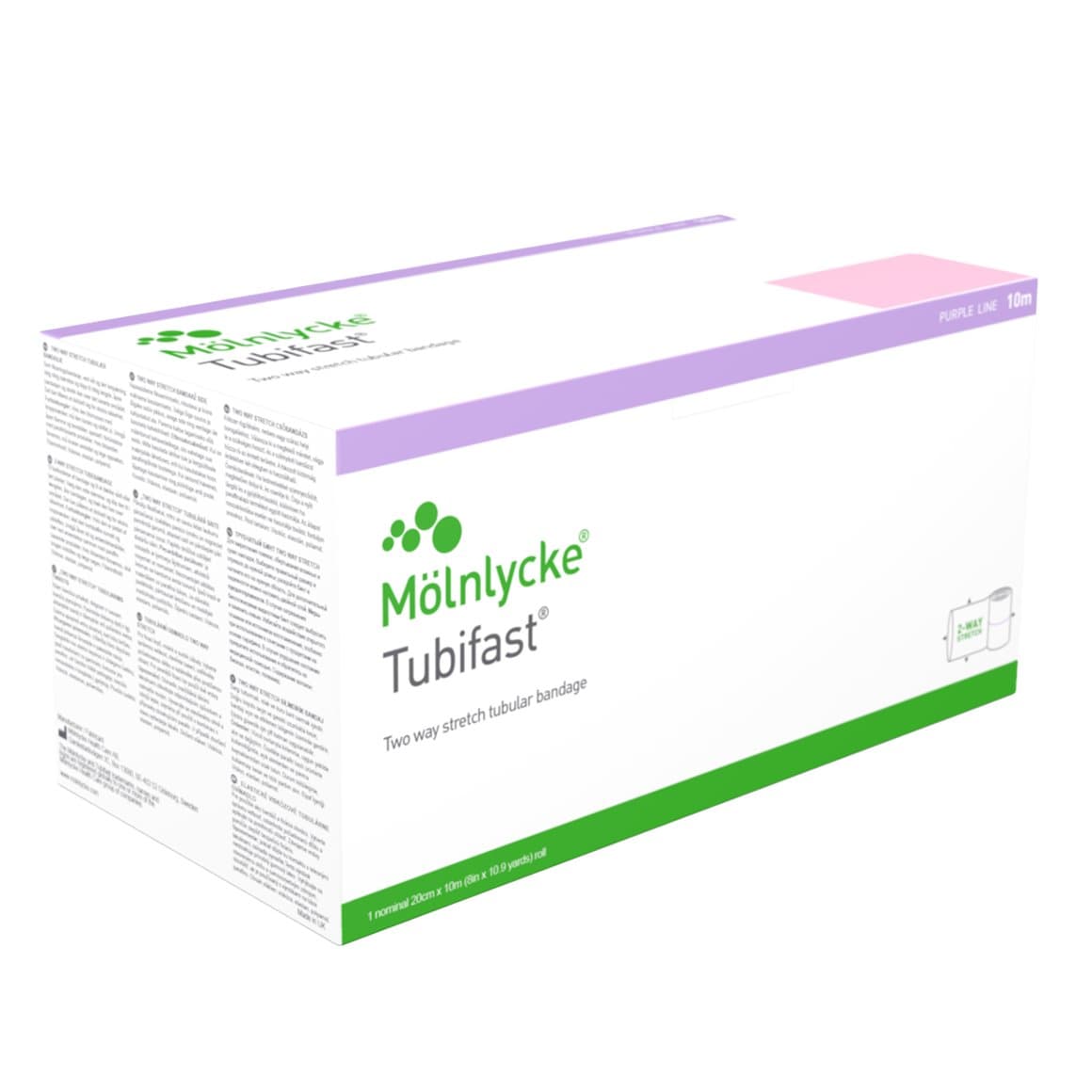 Mölnlycke Tubifast Fjólublátt 20cm x 10m 2