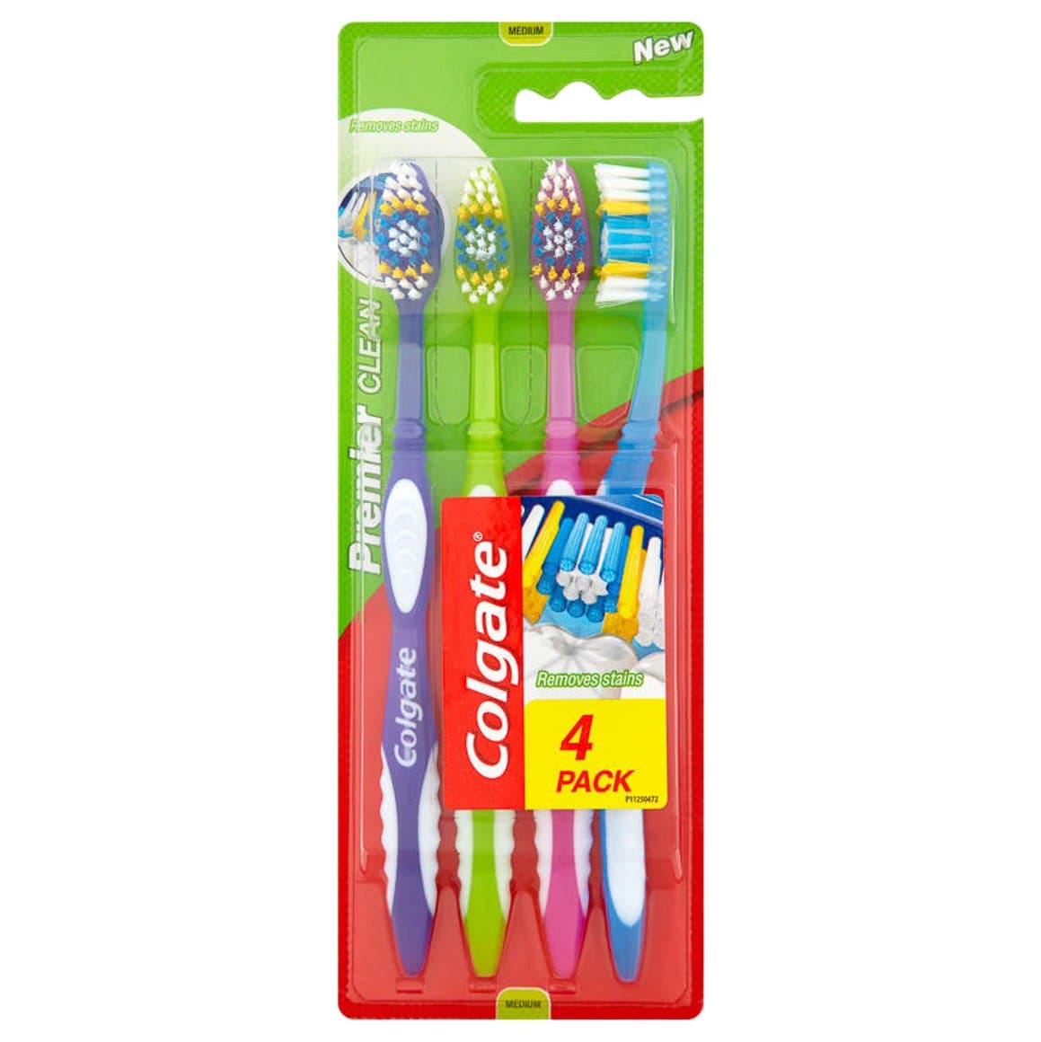 Colgate tannbursti Premium Clean medium 4 stk 1