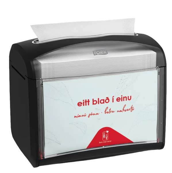 Tork Xpressnap Tabletop® servíettuskammtari svartur N4