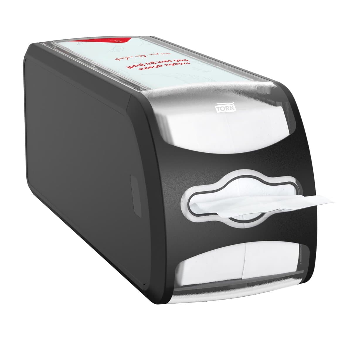 Tork Xpressnap Fit servíettuskammtari stór svartur N14 1