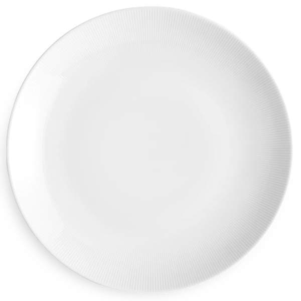 Eventail diskur hvítur 21cm