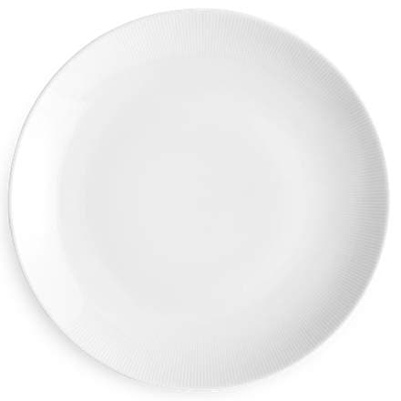 Eventail diskur hvítur 21cm