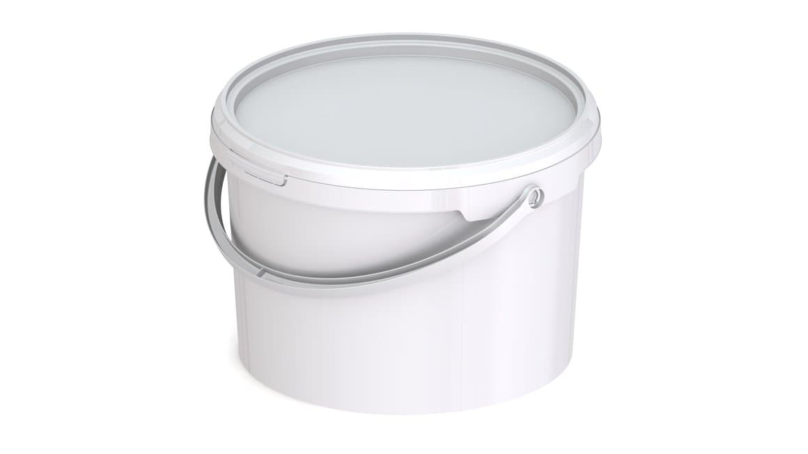 Plastfata með loki 4l 1
