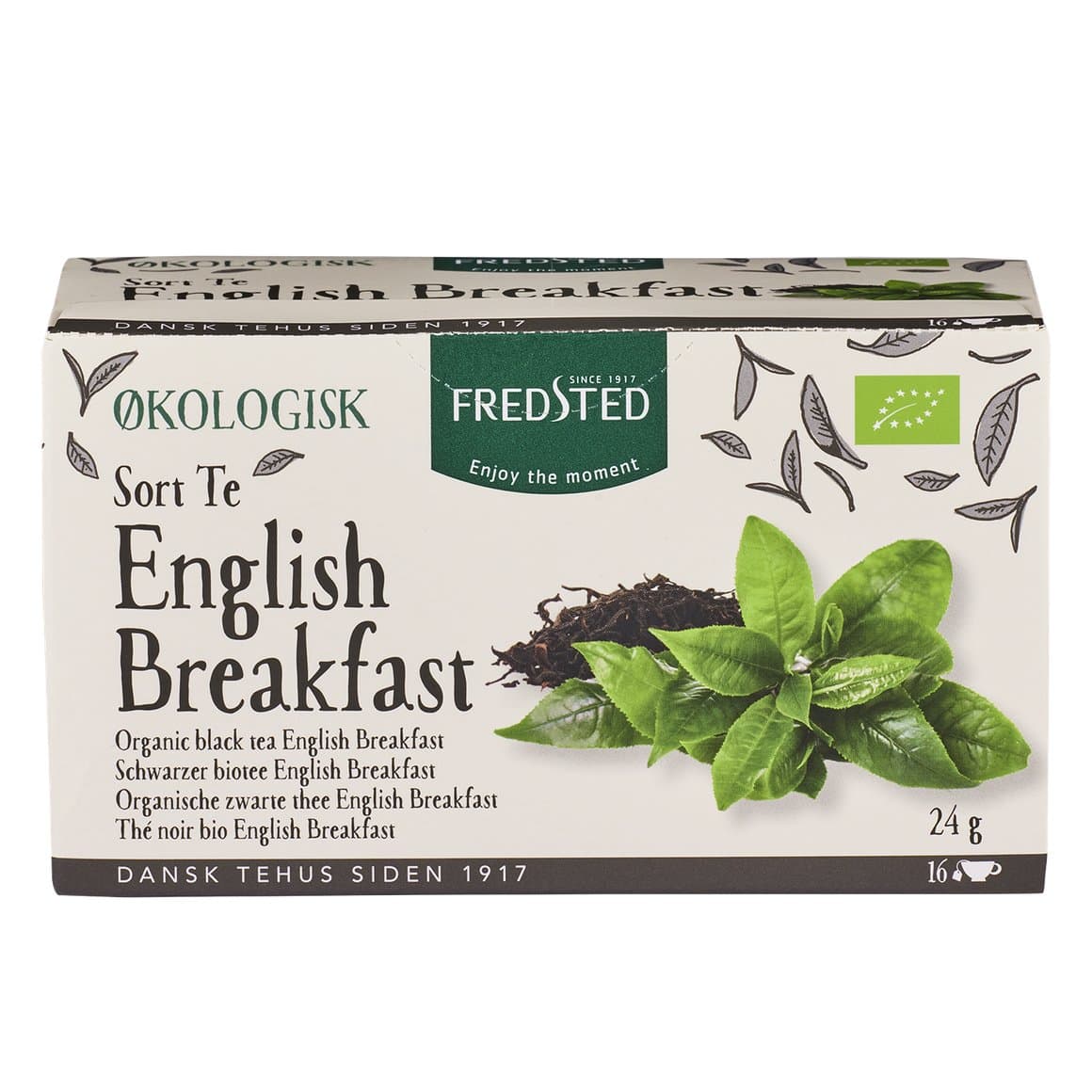 Fredsted te organic English breakfast 16stk 1