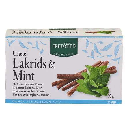 Fredsted te herbal lakkrís&mintu 16stk