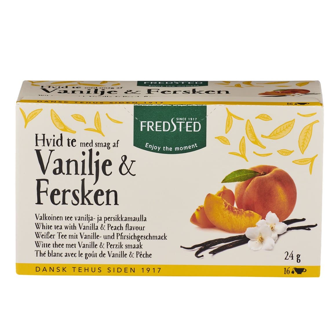 Fredsted te vanillu&ferskju 16stk 1